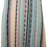 Knit cotton maxi dress, 'Bohemian Princess' - Cotton Knit Maxi Dress in Ivory and Pastel Stripes