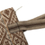 Umhängetasche aus brauner Alpakamischung - Handgewebte Umhängetasche aus brauner Alpakamischung mit Rückenriemen