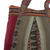 Alpaca blend shoulder bag, 'Pisac Wine' - Backstrap Handwoven Burgundy Alpaca Blend Shoulder Bag