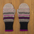 100% alpaca wool mittens, 'Miski Inca' - Pure Alpaca Wool Mittens with Inca Pattern thumbail