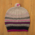 100% alpaca wool hat, 'Miski Inca' - Knit 100% Alpaca Hat with Pompom from Peru thumbail