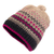 100% alpaca wool hat, 'Miski Inca' - Knit 100% Alpaca Hat with Pompom from Peru (image 2a) thumbail