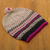 100% alpaca wool hat, 'Miski Inca' - Knit 100% Alpaca Hat with Pompom from Peru (image 2b) thumbail