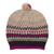 100% alpaca wool hat, 'Miski Inca' - Knit 100% Alpaca Hat with Pompom from Peru (image 2c) thumbail