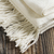 Throw blanket, 'White Andean Textures' - Textured White Alpaca Acrylic Blend Throw Blanket from Peru (image 2d) thumbail