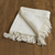 Throw blanket, 'White Andean Textures' - Textured White Alpaca Acrylic Blend Throw Blanket from Peru (image 2f) thumbail
