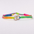 Sterling silver unity bracelet, 'Two in Union' - Rainbow Sterling Silver Macrame Unity Bracelet from Peru (image 2) thumbail