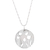 Sterling silver pendant necklace, 'Tulip Garden' - Sterling Silver Floral Motif Pendant Necklace (image 2b) thumbail