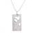 Sterling silver pendant necklace, 'Poppy Garden' - Poppy Flower Sterling Silver Pendant Necklace (image 2c) thumbail