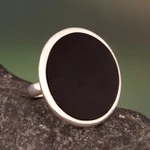 Onyx cocktail ring, 'Majestic Combination' - Elegant Black Onyx Cocktail Ring