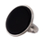 Onyx cocktail ring, 'Majestic Combination' - Elegant Black Onyx Cocktail Ring