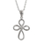 Sterling silver pendant necklace, 'His Infinite Love' - Handcrafted Andean Sterling Silver Cross Necklace thumbail