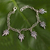 Sterling silver charm bracelet, 'Leaves of Nature' - Andean Leaf Nature Theme Sterling Silver Charm Bracelet