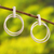 Sterling silver drop earrings, 'Minimalism in the Round' - Versatile Sterling Silver Drop Earrings (image 2) thumbail