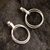 Sterling silver drop earrings, 'Minimalism in the Round' - Versatile Sterling Silver Drop Earrings (image 2b) thumbail