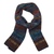 100% alpaca knit scarf, 'Earth and Sky' - Muted Multicolor Alpaca Knit Scarf from Peru (image 2a) thumbail