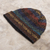 100% alpaca knit hat, 'Earth and Sky' - Women's Alpaca Knit Hat in Multicolor (image 2c) thumbail