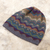 100% alpaca knit hat, 'Mountain of Seven Colors' - Multicolored Alpaca Wool Knit Hat for Women (image 2b) thumbail