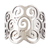 Silver band ring, 'Andean Clouds' - 950 Silver Band Ring from Peru (image 2c) thumbail