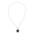 Chrysocolla pendant necklace, 'Window' - Chrysocolla and Sterling Silver Pendant Necklace (image 2c) thumbail