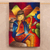 Wandteppich aus Alpaka-Mischung, „El Quipu“ – handgefertigter Wandteppich aus Alpaka-Mischung aus Peru