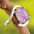 Amethyst cocktail ring, 'Aurora Glow' - Oval Amethyst Cocktail Ring Crafted in Peru (image 2) thumbail