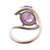 Amethyst cocktail ring, 'Aurora Glow' - Oval Amethyst Cocktail Ring Crafted in Peru (image 2d) thumbail