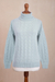 Baby alpaca blend turtleneck sweater, 'Prestige in Sky Blue' - Soft Knit Baby Alpaca Blend Turtleneck Sweater (image 2d) thumbail