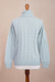 Baby alpaca blend turtleneck sweater, 'Prestige in Sky Blue' - Soft Knit Baby Alpaca Blend Turtleneck Sweater