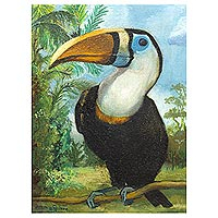 'The Toucan' - Signed Original Toucan Painting from Peru