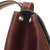 Wool-accented suede and leather backpack, 'Trip to Cusco' - Hand- Tooled Leather and Suede Backpack (image 2i) thumbail