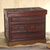 Leather and wood jewelry chest, 'God of Staffs' - Hand Crafted Wood and Leather Jewelry Chest thumbail