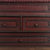 Leather and wood jewelry chest, 'God of Staffs' - Hand Crafted Wood and Leather Jewelry Chest (image 2g) thumbail