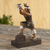 Wood sculpture, 'Inti Raymi Offering' - Hand Carved Cedar Wood Inca-Themed Sculpture thumbail