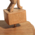 Wood sculpture, 'Portrait of the Soul' - Hand Carved Wood Statuette of Sculptor at Work (image 2i) thumbail