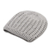 100% alpaca hat, 'Grey Stars Align' - Hand-Crocheted Dove Grey Alpaca Cozy Winter Hat