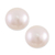 Cultured pearl stud earrings, 'Perfectly Pink' - Elegant Pink Cultured Pearl Stud Earrings (image 2c) thumbail