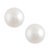 Cultured pearl stud earrings, 'Perfectly White' - White Cultured Pearl Classic Stud Earrings (image 2b) thumbail