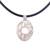 Sterling silver pendant necklace, 'Chakana' - Hand Crafted Chakana Cross Pendant Necklace thumbail