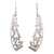 Sterling silver dangle earrings, 'Leafy Trellis' - Leaf Motif Sterling Silver Earrings thumbail