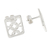 Sterling silver drop earrings, 'Infinite Ties' - Polished Sterling Silver Drop Earrings (image 2d) thumbail