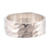 Sterling silver band ring, 'Terrain' - Unisex Sterling Silver Band Ring (image 2a) thumbail