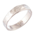 Sterling silver band ring, 'Stratum' - Hammered Sterling Silver Band Ring (image 2c) thumbail