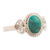 Chrysocolla cocktail ring, 'Green Sophistication' - Natural Chrysocolla Cocktail Ring (image 2c) thumbail