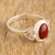 Jasper cocktail ring, 'Russet Sophistication' - Russet Jasper Single-Stone Ring (image 2b) thumbail