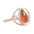Fire opal cocktail ring, 'Universal Truth' - Unique Fire Opal Cocktail Ring from Peru (image 2c) thumbail