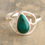 Chrysocolla cocktail ring, 'Universal Truth' - Sterling Silver and Chrysocolla Ring (image 2) thumbail