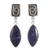 Sodalite dangle earrings, 'Amazing' - Artisan Crafted Sodalite Dangle Earrings thumbail