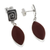 Jasper dangle earrings, 'Amazing' - Russet Jasper and Sterling Silver Earrings (image 2d) thumbail