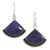 Sodalite dangle earrings, 'Expression' - Handmade Sodalite Dangle Earrings thumbail
